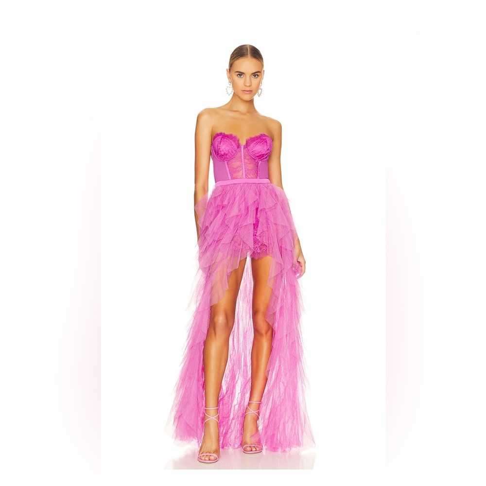 For Love and Lemons X Revolve Bustier Gown